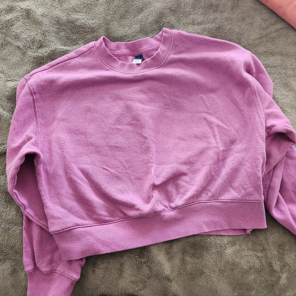 Old Navy Lavender Crewneck Sweatshirt